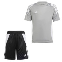 adidas Tiro 24 Trainingsset Kids Grijs Zwart Wit