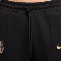 Nike FC Barcelone Tech Fleece Pantalon 2024-2025 Femmes Noir Doré