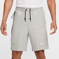 Nike FC Barcelone Tech Fleece Short 2024-2025 Gris Vert Clair