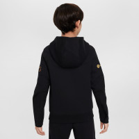 Nike FC Barcelone Tech Fleece Veste 2024-2025 Enfants Noir Doré