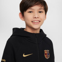 Nike FC Barcelone Tech Fleece Veste 2024-2025 Enfants Noir Doré