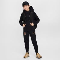 Nike FC Barcelone Tech Fleece Pantalon 2024-2025 Enfants Noir Doré