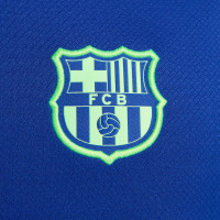 Nike FC Barcelona Strike Trainingsshirt 2024-2025 Blauw Lichtgroen