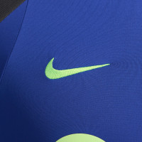 Nike FC Barcelone Strike Survêtement 1/4-Zip 2024-2025 Bleu Gris Foncé Vert Clair