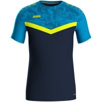 JAKO Iconic Trainingsshirt Donkerblauw Lichtblauw