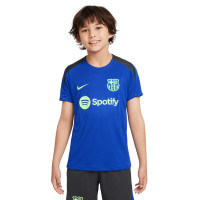 Nike FC Barcelone Strike Maillot d'Entraînement 2024-2025 Enfants Bleu Vert Clair