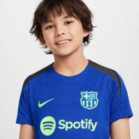 Nike FC Barcelone Strike Maillot d'Entraînement 2024-2025 Enfants Bleu Vert Clair