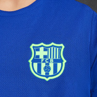 Nike FC Barcelone Strike Maillot d'Entraînement 2024-2025 Enfants Bleu Vert Clair