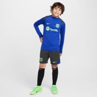 Nike FC Barcelone Strike Haut d'Entraînement 1/4-Zip 2024-2025 Enfants Bleu Vert Clair