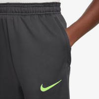 Nike FC Barcelone Strike Pantalon d'Entraînement 2024-2025 Enfants Gris Foncé Vert Clair