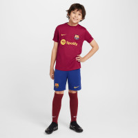 Nike FC Barcelona Academy Pro Trainingsbroekje 2024-2025 Kids Blauw Geel