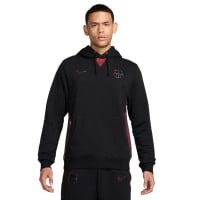 Nike FC Barcelone Standard Issue Sweat à Capuche 2024-2025 Noir Rouge Bleu