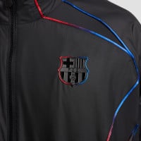 Nike FC Barcelone Repel Veste Imperméable 2024-2025 Noir Rouge Bleu