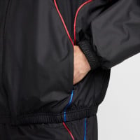 Nike FC Barcelone Repel Veste Imperméable 2024-2025 Noir Rouge Bleu