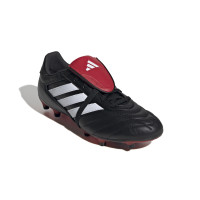 adidas Copa Gloro 2 Gazon Naturel Chaussures de Foot (FG) Noir Blanc Rouge