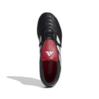 adidas Copa Gloro 2 Gazon Naturel Chaussures de Foot (FG) Noir Blanc Rouge