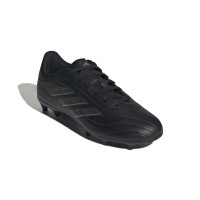 adidas Copa Pure 2 League Gazon Naturel Chaussures de Foot (FG) Enfants Noir Doré