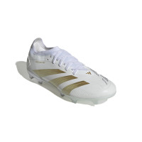 adidas Predator Pro Gazon Naturel Chaussures de Foot (FG) Blanc Doré