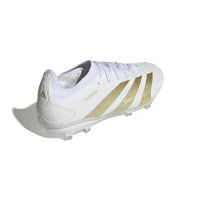 adidas Predator Pro Gazon Naturel Chaussures de Foot (FG) Blanc Doré