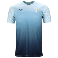 Mizuno Lazio Roma Maillot d'Entraînement 2024-2025 Bleu Clair Bleu Foncé