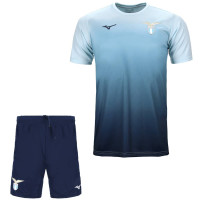 Mizuno Lazio Roma Trainingsset 2024-2025 Lichtblauw Donkerblauw