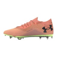 Under Armour Shadow Elite 2.0 Gazon Naturel Chaussures de Foot (FG) Orange Vert