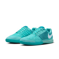 Nike Lunargato II Chaussures de Foot en Salle (IN) Turquoise Blanc