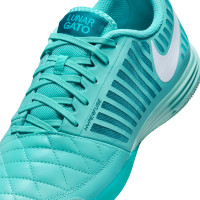 Nike Lunargato II Chaussures de Foot en Salle (IN) Turquoise Blanc