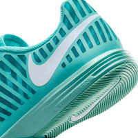 Nike Lunargato II Chaussures de Foot en Salle (IN) Turquoise Blanc