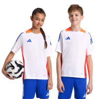 Kit d'entraînement adidas Tiro 24 pour enfants, blanc, orange, violet