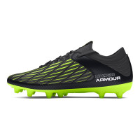 Chaussures de football Under Armour Magnetico Select 4.0 Gras (FG) noires et vertes