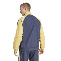 adidas Juventus Culturewear Veste d'Entraînement Woven 2024-2025 Jaune Bleu Foncé