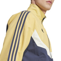 adidas Juventus Culturewear Veste d'Entraînement Woven 2024-2025 Jaune Bleu Foncé