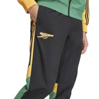 adidas Arsenal Culturewear Trainingspak Woven Full-Zip 2024-2025 Geel Zwart Groen