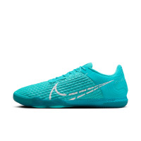 Nike React Gato Chaussures de Foot en Salle (IN) Turquoise Blanc