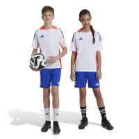 Kit d'entraînement adidas Tiro 24 pour enfants, blanc, orange, violet