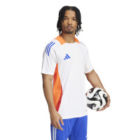 Kit d'entraînement adidas Tiro 24 blanc orange bleu