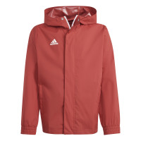 adidas Entrada 22 Allweather Veste Enfants Rouge