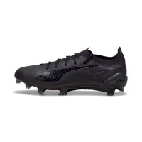 PUMA Ultra 5 Ultimate Gazon Naturel Chaussures de Foot (FG) Noir Blanc