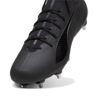 PUMA Ultra 5 Ultimate IJzeren-Nop Voetbalschoenen (SG) Zwart Wit