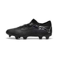 PUMA Future 7 Ultimate Low Gazon Naturel Gazon Artificiel Chaussures de Foot (MG) Noir Blanc