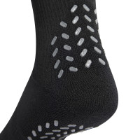 Chaussettes de football rembourrées Adidas, noires et blanches