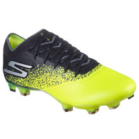 Skechers Razor 1.5 Elite Gazon Naturel Chaussures de Foot (FG) Jaune Noir Vert