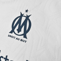 PUMA Olympique Marseille Maillot d'Entraînement 2024-2025 Blanc Bleu Foncé