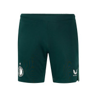 Pantalons d'entraînement Castore Feyenoord 2024-2025 pour enfants vert foncé et blanc