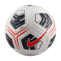 Football d'équipe Nike Academy Plus, blanc, noir, rouge vif