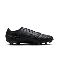 Nike Tiempo Legend 10 Elite Gazon Naturel Chaussures de Foot (FG) Noir Vert Foncé