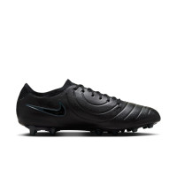 Nike Tiempo Legend 10 Elite Gazon Artificiel Chaussures de Foot (AG) Noir Vert Foncé