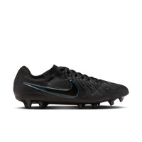 Nike Tiempo Legend 10 Pro Gazon Naturel Chaussures de Foot (FG) Noir Vert Foncé