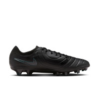 Nike Tiempo Legend 10 Pro Gazon Naturel Chaussures de Foot (FG) Noir Vert Foncé